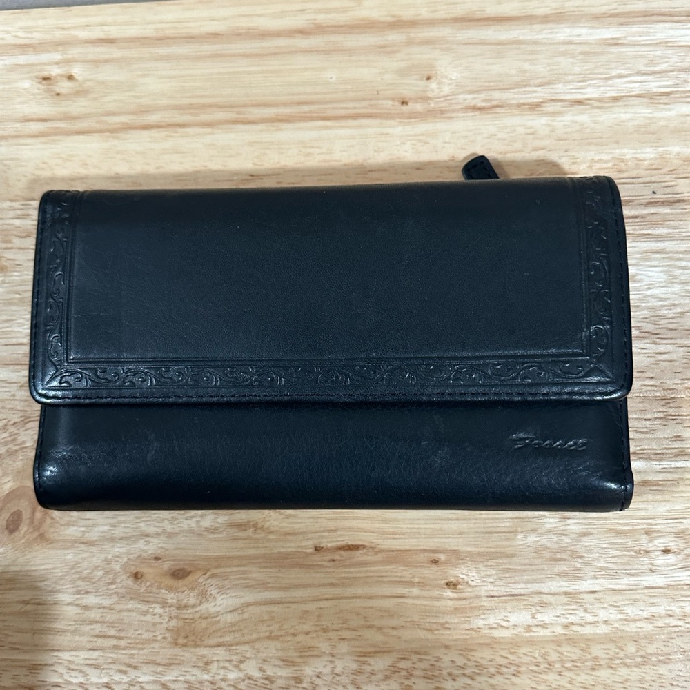 Fossil Black Leather Wallet